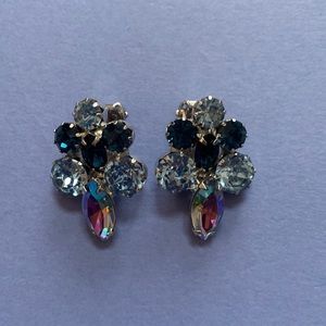 Vintage Weiss Clip On Earrings